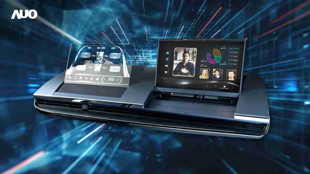 口袋牛店Micro LED Display HMI解决方案打造透明Micro LED前座仪表，，，呈现信息并保留驾驶视野开阔；亦为副驾驶座乘客打造收放自如的Micro LED屏幕，，，，在不影响显示质量的前提于显示区内建镜头，，，，让用户能与视讯对象直接眼神接触，，，提供绝佳的双向沟通体验