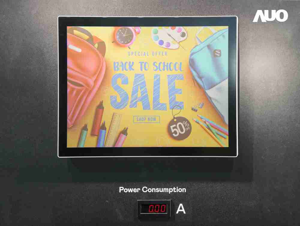 口袋牛店展示胆固醇液晶超低耗能户外全彩显示器，，，ChLC（胆固醇液晶）以双稳态技术使静态显示零功耗，，具省电、、、、高彩度、、、环保的特性，，还整合软硬件系统解决方案，，可透过单一云端平台管理